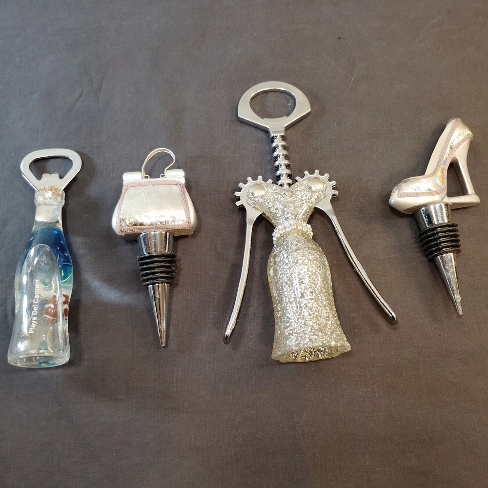 Corkscrew, Wine Bottle Stoppers Set And Bottle Opener